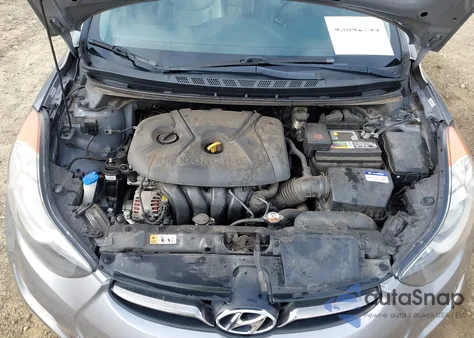 2012 Hyundai Elantra Limited (Ulsan Plant) from USA, damaged, VIN KMHDH4AE3CU497162